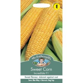 Sweet Corn Incredible F1 Seeds